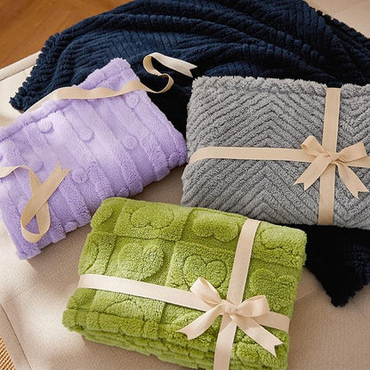 Bedsure Dog Blanket for Small Dogs Washable 300GSM Coral