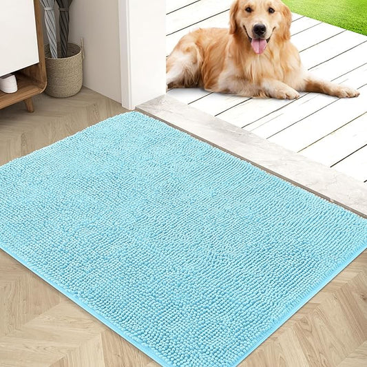OLANLY Dog Door Mat for Muddy Paws 40x32