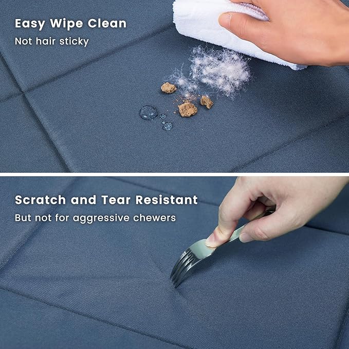 Miguel Oxford 900D Outdoor Waterproof Dog Bed for Metal Dog Crates Water-Resistant All Weather Pet Mat Durable Easy Wipe Clean Travel Indoor Outdoor Puppy Cat Crate Bed 48inch
