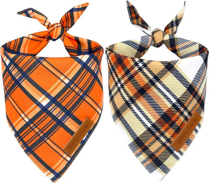 Realeaf Fall Dog Bandanas 2 Pack