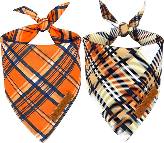 Realeaf Fall Dog Bandanas 2 Pack