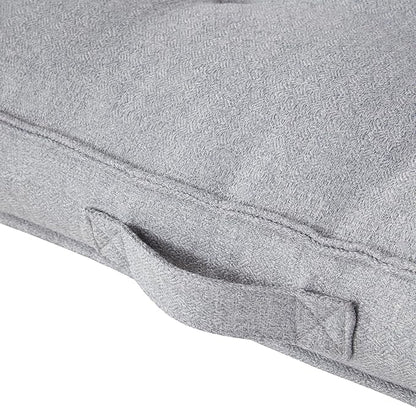 Happy Hounds Milo Square Tufted Pillow Dog Bed (24" x 24"), 24.0" 24.0" W 5.0" Th