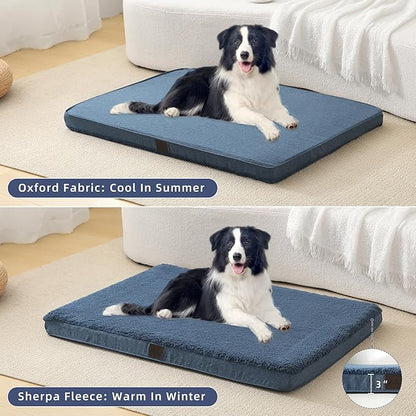 DaysU Large Dog Bed for Large Dogs 65 Ibs, 36x27x3in