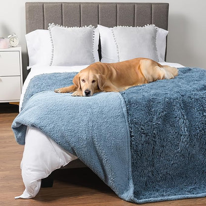 PetAmi Waterproof Dog Blanket for Large Dog 60x80 Light