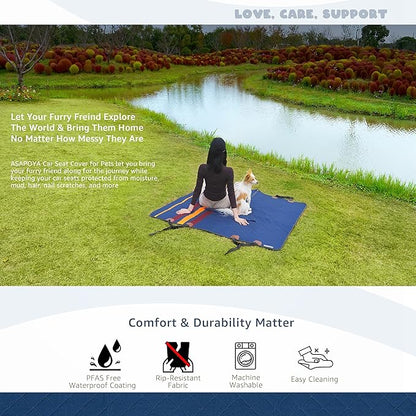 Dog Seat Cover for Cars Trucks SUVs