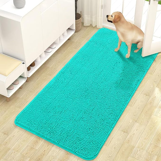OLANLY Dog Door Mat for Muddy Paws 47x24