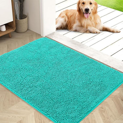 OLANLY Dog Door Mat for Muddy Paws 40x32