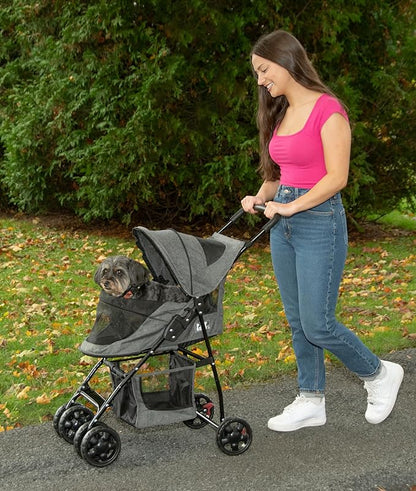 Pet Gear Happy Trails Lite Pet Stroller for Cats/Dogs