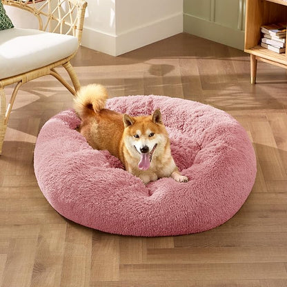 Bedsure Calming Dog Bed for Medium Dogs 30 inches 45 lbs