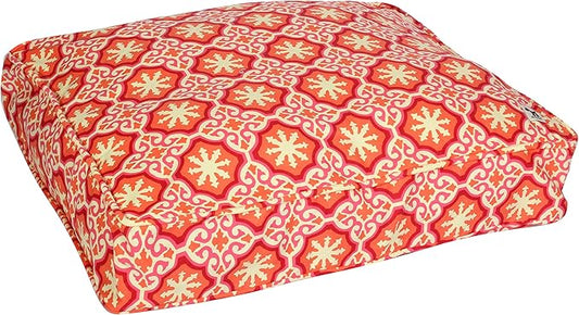 Molly Mutt Small Dog Bed Cover - Papillon Print - Measures 22”X27”X5’’ - 100% Cotton - Durable - Breathable - Sustainable - Machine Washable Dog Bed Cover