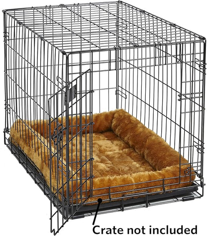 MidWest Homes for Pets Cinnamon 18-Inch Pet Bed w/ Comfortable Bolster 18-Inch Crate