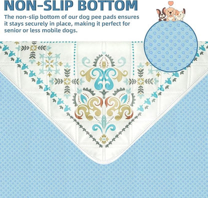 Washable Pee Pads for Dogs- 2 Packs Super 100% Waterproof 36''x36''