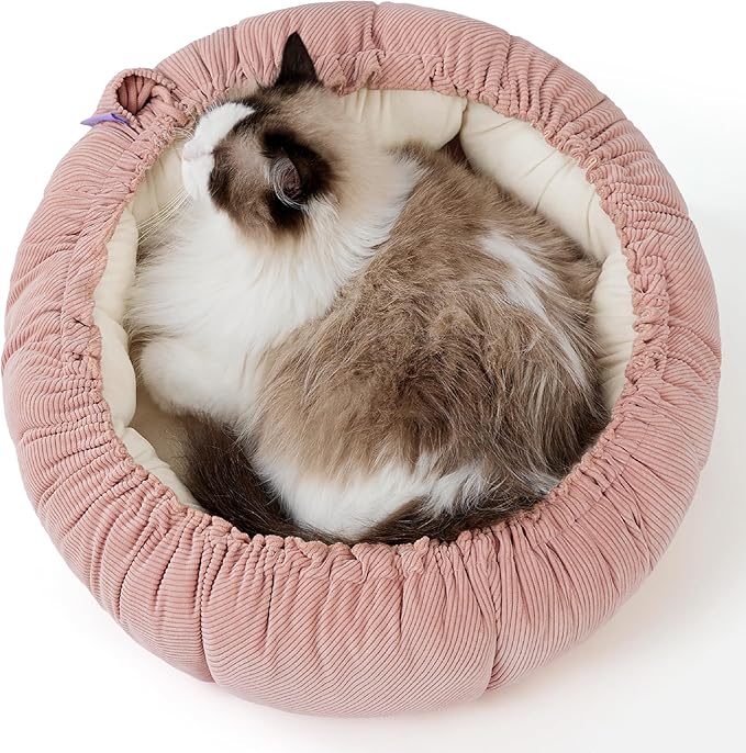 Lesure Cat Beds for Indoor Cats 21x21x7 Inches
