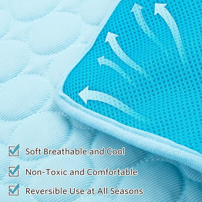 SHEJIZE Dog Cooling Mat Dog Cooling Pad Self Cooling Blanket 28x40inch/70x100cm