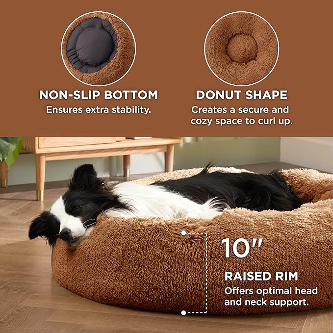 Bedsure Calming Dog Bed for Large Dogs 36 inches 100 lbs