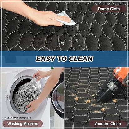 5-in-1 Dog Car Seat Cover for Back Seat 100% Waterproof Belt-53 * 58