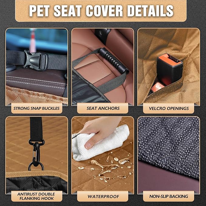 K KNODEL Dog Seat Cover