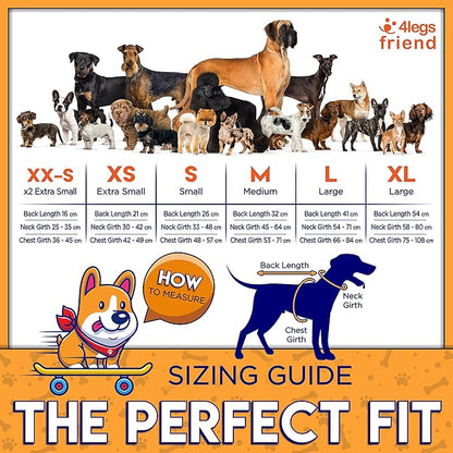 Dog Safety Reflective Lightweight Vest 6 Sizes