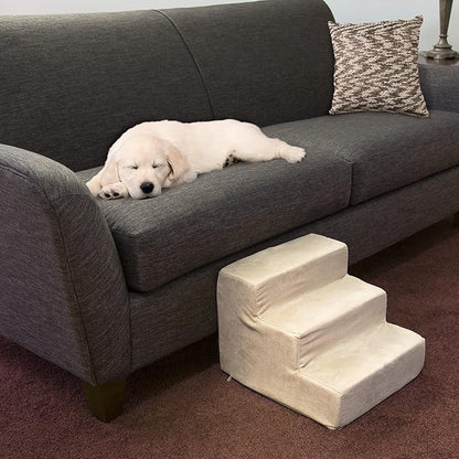 3-Step Pet Stairs 2-Tone Design