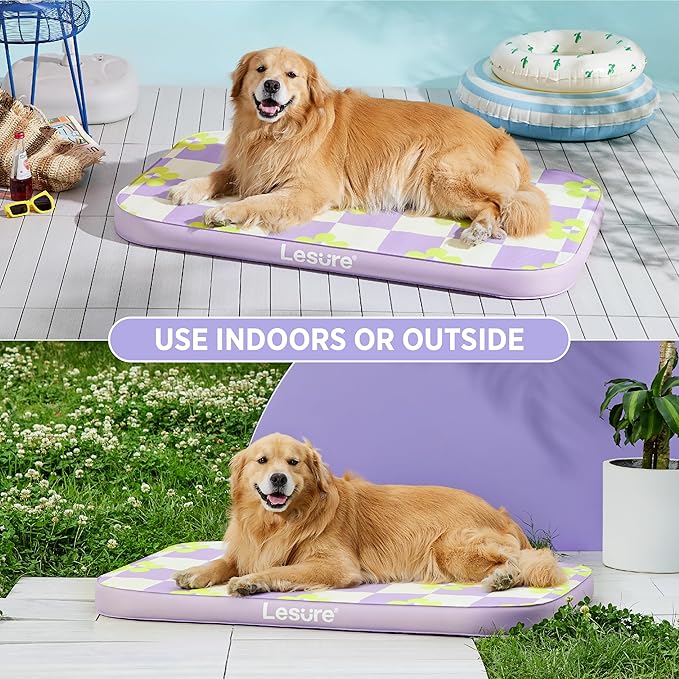 Lesure Inflatable Waterproof Dog Bed for XXL Dog Bed 3 Inch