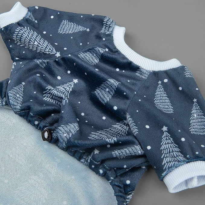 CuteBone Dog Pajamas Christmas Clothes Pjs for Small P110S