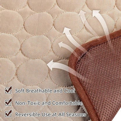 SHEJIZE Dog Cooling Mat 28x40inch/70x100cm, Fabric,