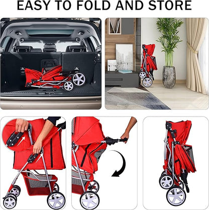 Elevon Pet Stroller 4 Wheels