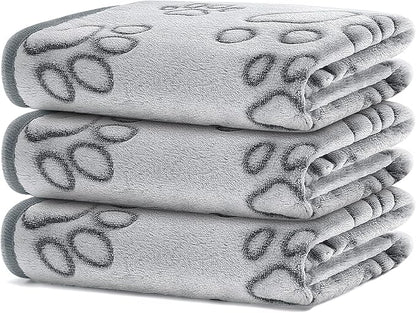 UTTPLL Stuffed-Premium-Dog-Blankets-Flannel Pet Printed Throw Soft Fluffy Fleece