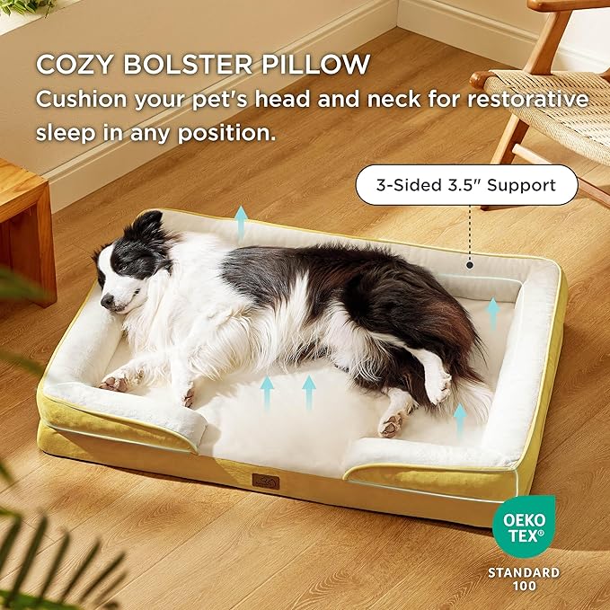Bedsure Orthopedic Dog Bed for Large Dogs