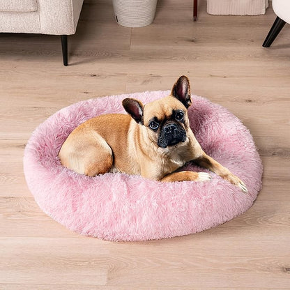 PetAmi Calming Dog Bed for Small Medium Dog Cat 25 lbs, 23 inch,