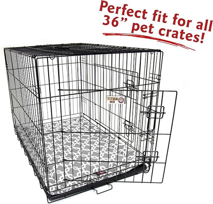 36" Links Gray Crate Dog Bed Mat By Majestic Pet Products