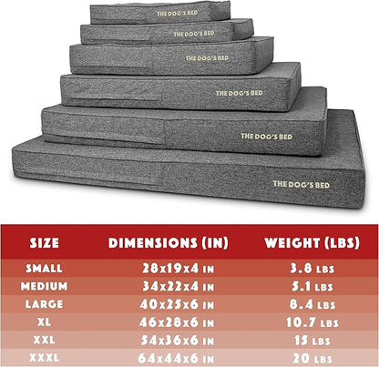 The Dog’s Bed Orthopedic Memory Foam Dog Bed 64x44, Pain