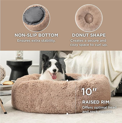 Bedsure Calming Dog Bed for Large Dogs 36 inches 100 lbs