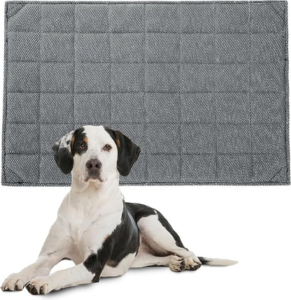 HOMBYS Chew Proof Dog Crate Bed Mat 18"x29" Indestructible