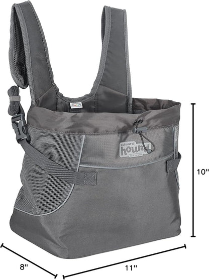 Outward Hound PupPak Dog Front Carrier, Small, Grey