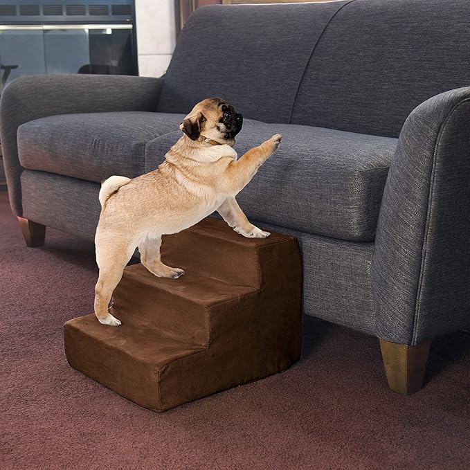 3-Step Pet Stairs 2-Tone Design