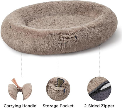 Bedsure Memory Foam Human Dog Bed 72"x48"x12" Calming