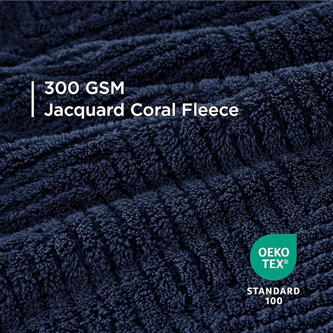 Bedsure Dog Blanket for Large Dogs Washable 300GSM Coral 50x60IN