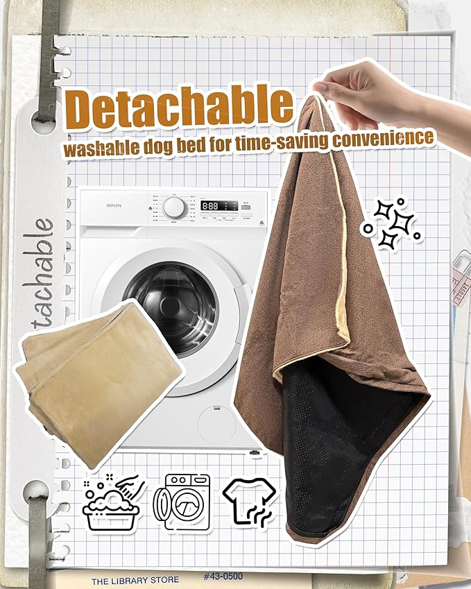 Sytopia Outdoor Dog Beds for for XLarge Sized Dogs with Detachable Blanket