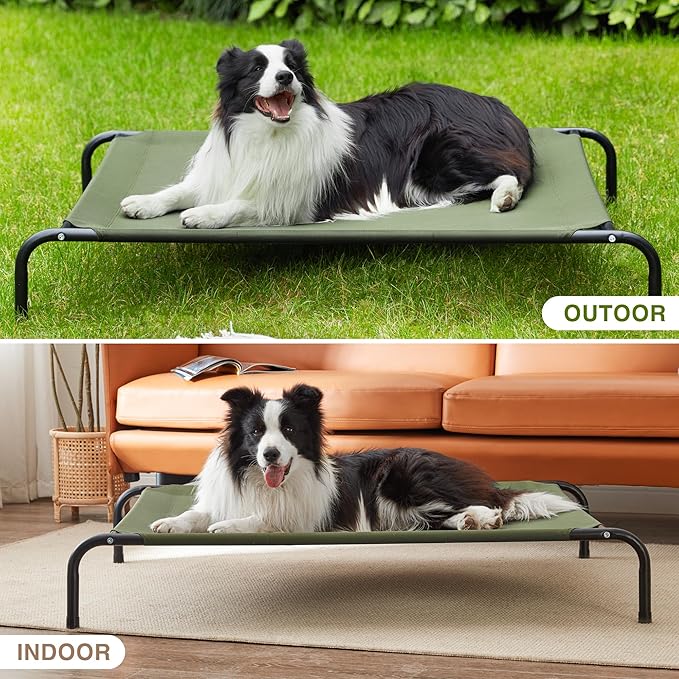 Love's cabin Outdoor Elevated Dog Bed 49in Cooling