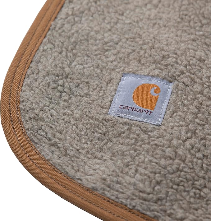 Carhartt Firm Duck Sherpa-Lined Throw Blanket