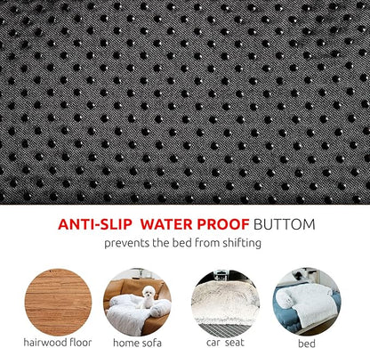 HACHIKITTY Dog Sofa Bed Mat Cover Soft Plush