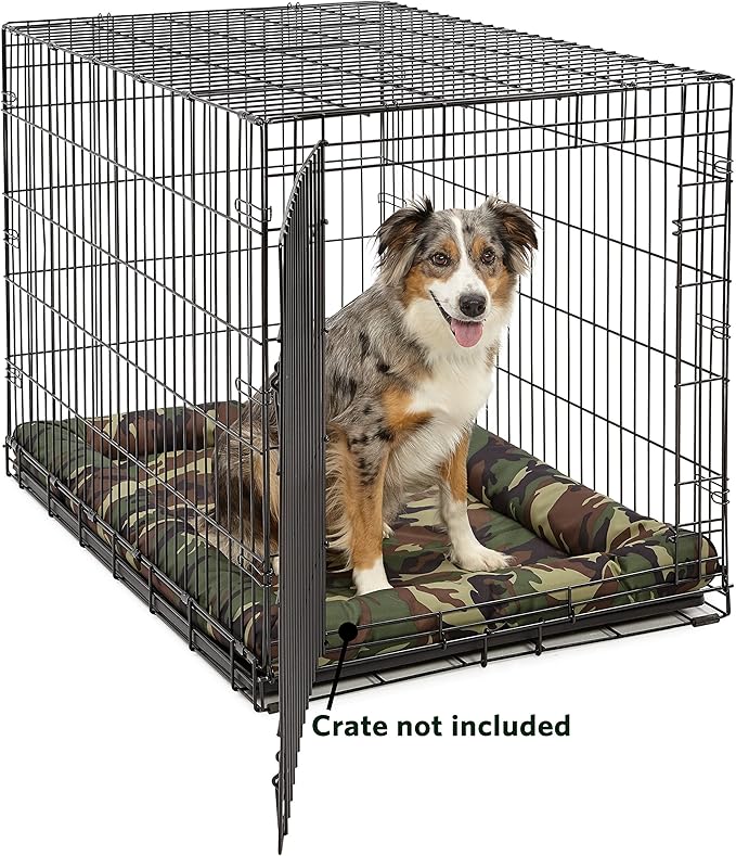 MidWest Homes for Pets Maxx Dog Bed for Metal Dog Crates 42-Inch, Camouflage