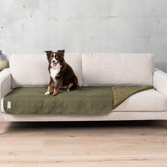 PetAmi Waterproof Couch Cover for Dogs 30x70 Green
