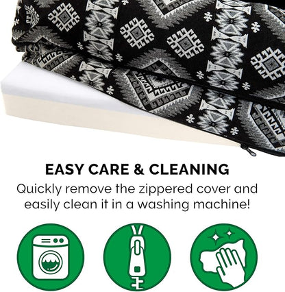 Furhaven Memory Foam Dog Bed for Large/Medium Dogs w/ Removable Bolsters & Washable Cover 55 lbs