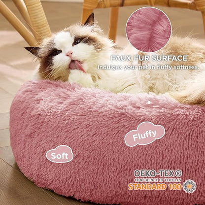 Bedsure Calming Cat Beds for Indoor Cats 20 inches, 15 lbs