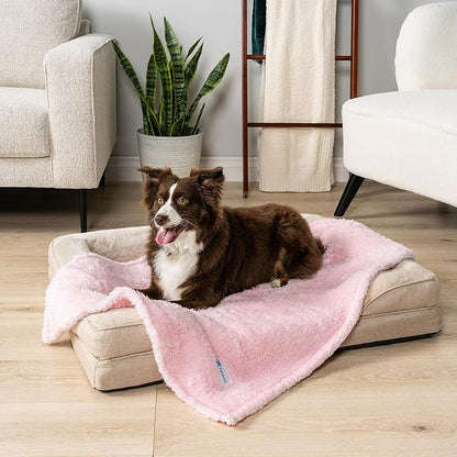 PetAmi Dog Blanket for Small Medium Dogs Pink 29x40