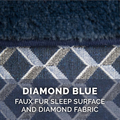 Furhaven Pillow Dog Bed for Medium/Small Dogs w/ Removable Bolsters & Washable Cover