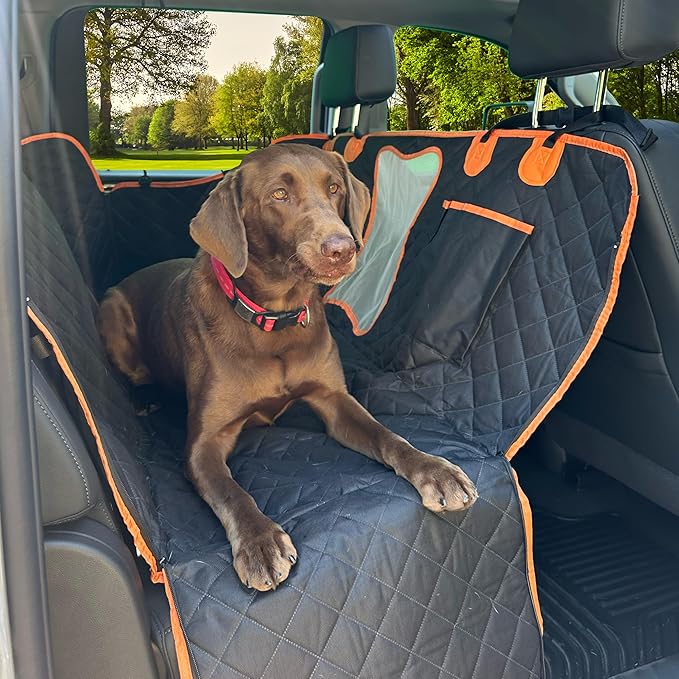 Dog Car Seat Cover for Back Seat for XL Cars