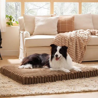 Bedsure Orthopedic Dog Bed for Large Dogs (36x27, Copper